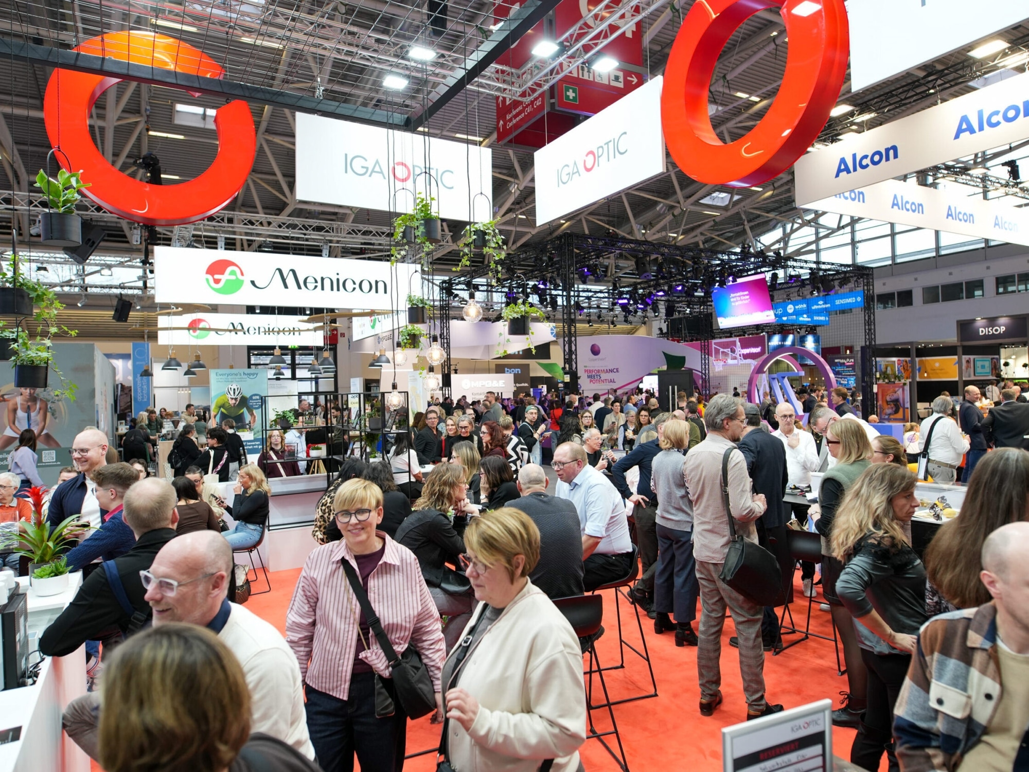 Unser opti-Stand wurde wieder zum Treffpunkt